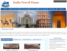 Tablet Screenshot of delhi-jaipur-agra-tours.com